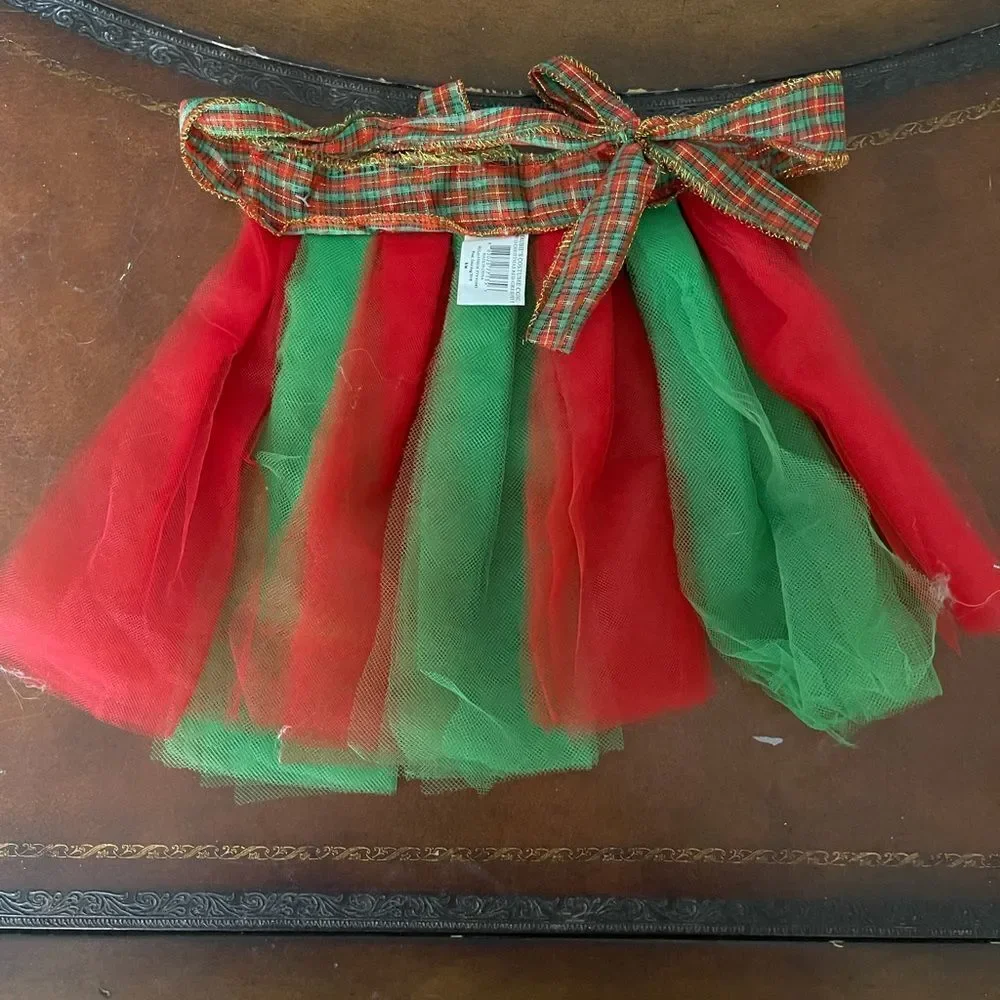 TULLE CHRISTMAS Dog Skirt!